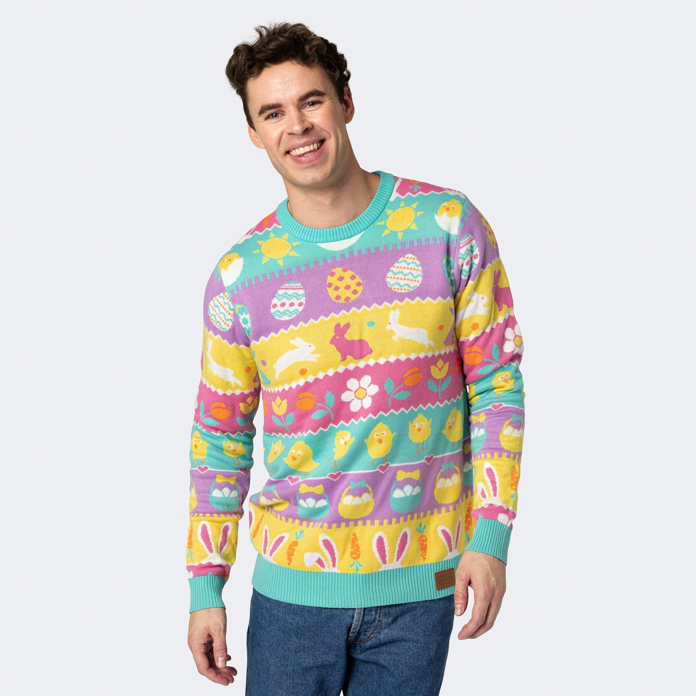 Mens Striped Easter Sweater - Europe's largest selection